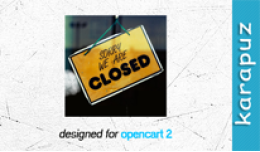 Maintenance Mode Informer (Opencart 2)