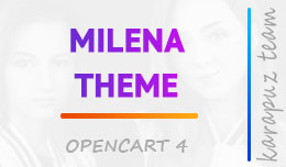 Theme Milena (for Opencart 4)