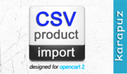 CSV Product Import (Opencart 2)