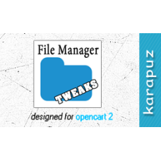 File Manager Tweaks (Opencart 2)