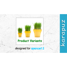 Product Variants (Opencart 2)