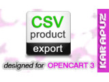 CSV Product Export (Opencart 3)