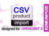 CSV Product Import (Opencart 3)