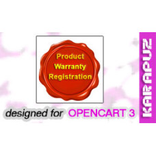 Product Warranty Registration (Opencart 3)